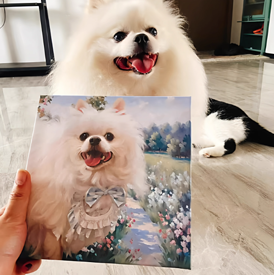 Custom oil paintings for pets 