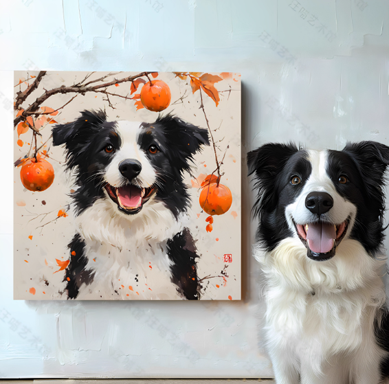 Custom oil paintings for pets 